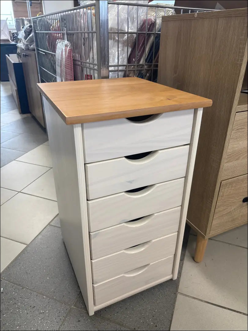 Komodėlė SI1974 - €120 Save 50% 100-200, __label:Pristatymas 1-2 d.d., color-balta, color-ruda, komodos €100 to €200