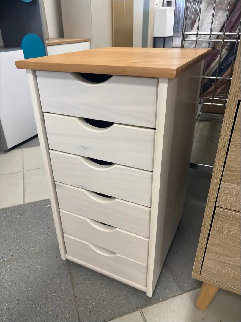 Komodėlė SI1974 - €120 Save 50% 100-200, __label:Pristatymas 1-2 d.d., color-balta, color-ruda, komodos €100 to €200