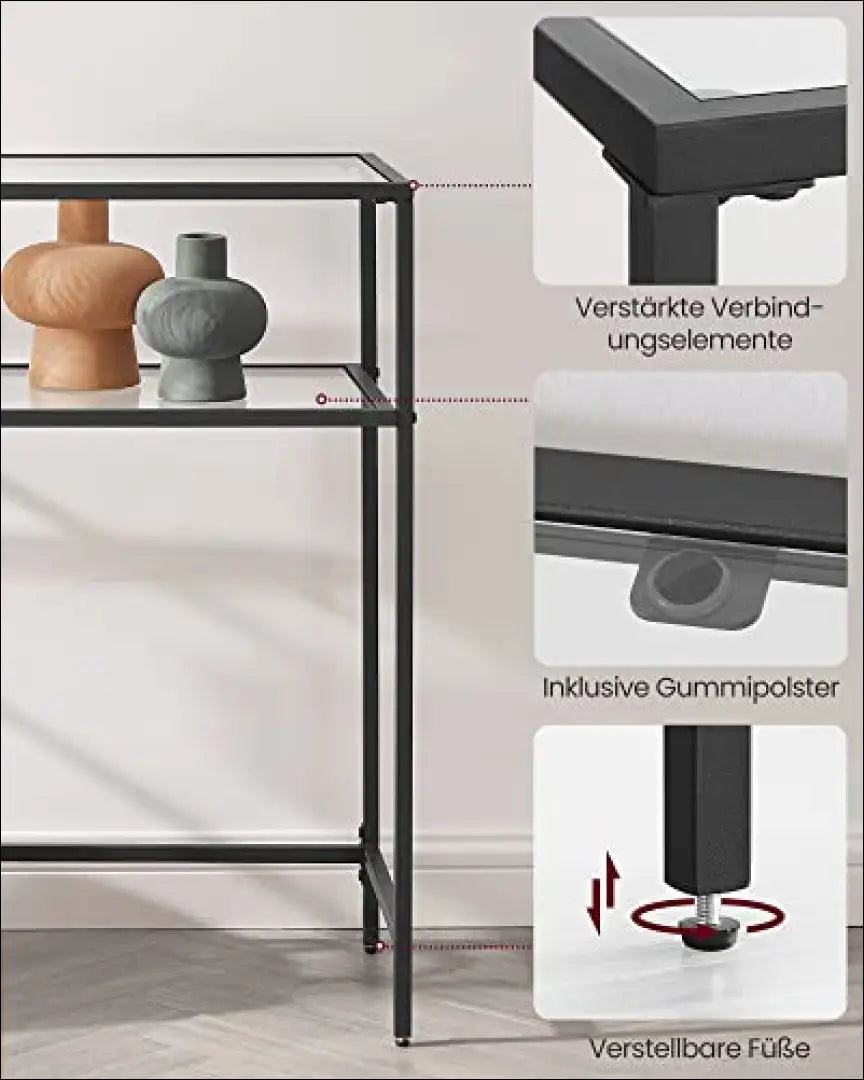 Konsolė SM385 - €88 Save 40% 50-100, __label:Pristatymas 5-14 d.d., konsoles, notouch30, song 100x80x35cm / Juoda
