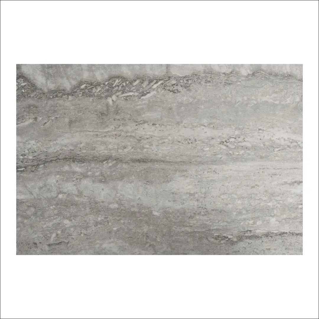 Konsolinis staliukas 1 lentyna travertino imitacija juodas rėmas 110x26x80 cm RD463 - €82 Save 15% 50-100,