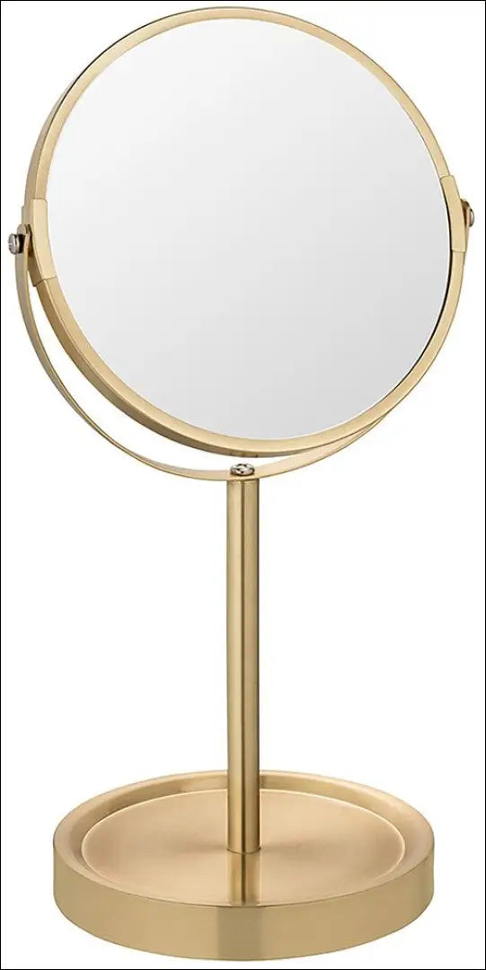 Kosmetinis veidrodis DI12531 - €15 Save 50% __label:Pristatymas 1-2 d.d., color-auksine, interjeras, material-metalas,