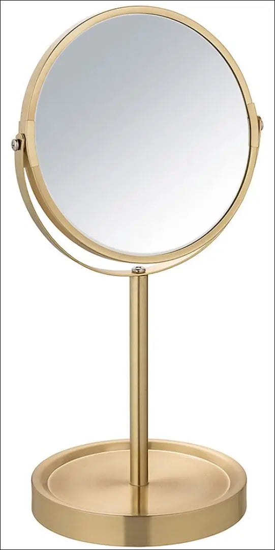 Kosmetinis veidrodis DI12531 - €15 Save 50% __label:Pristatymas 1-2 d.d., color-auksine, interjeras, material-metalas,