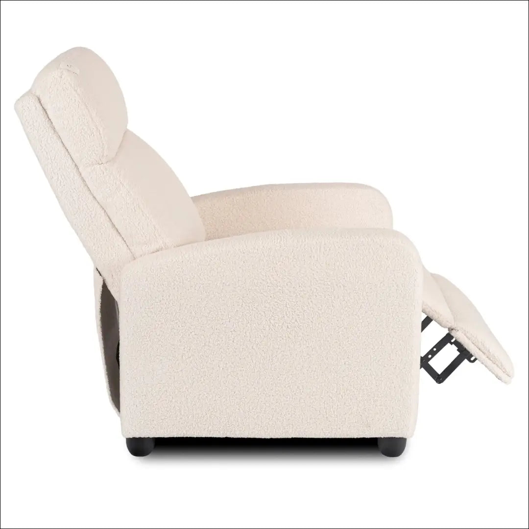 Kreminės spalvos „Boucle“ atlošiamas fotelis TE2572 - €166 Save 15% __label:Pristatymas 5-14 d.d., Newelite Naujausi