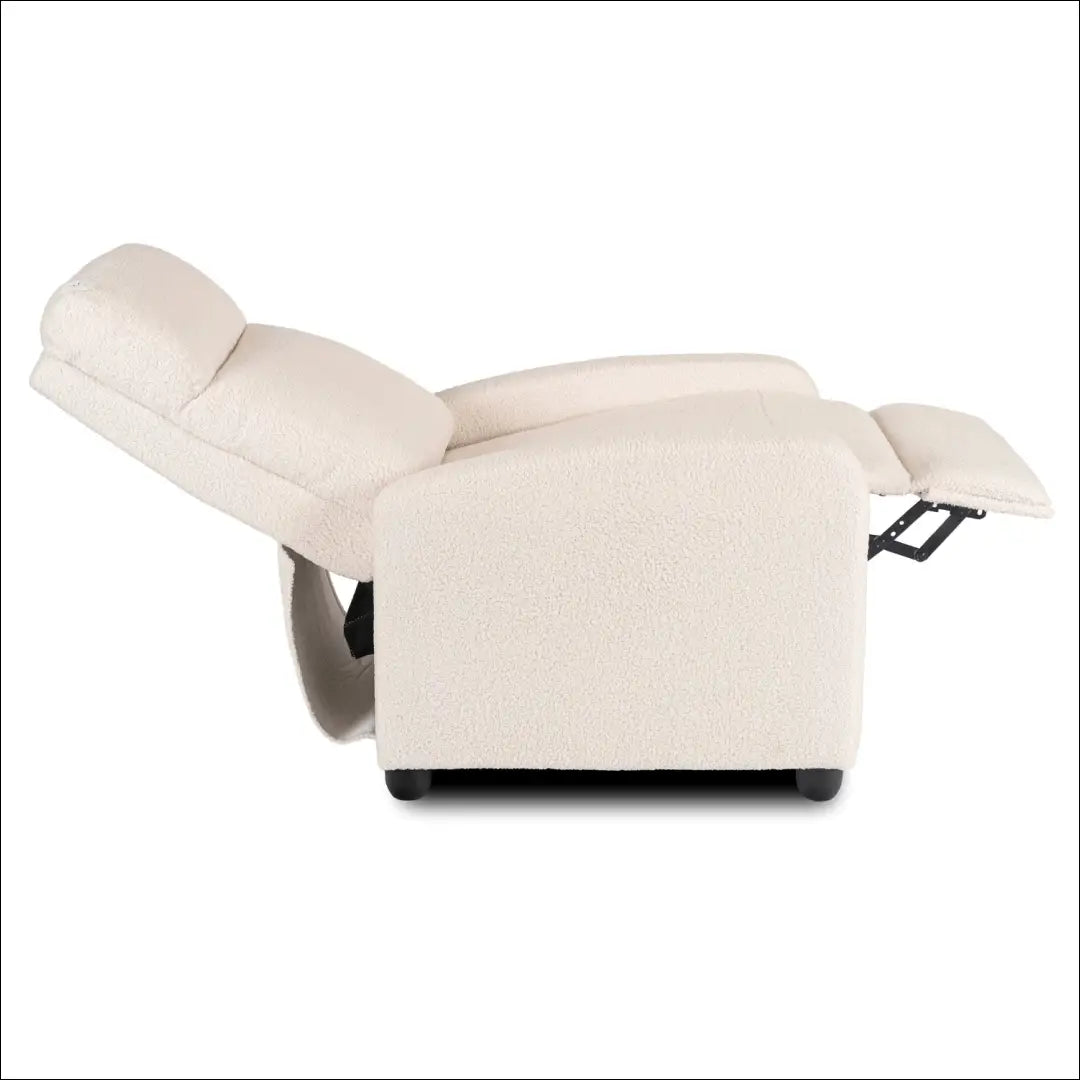 Kreminės spalvos „Boucle“ atlošiamas fotelis TE2572 - €166 Save 15% __label:Pristatymas 5-14 d.d., Newelite Naujausi