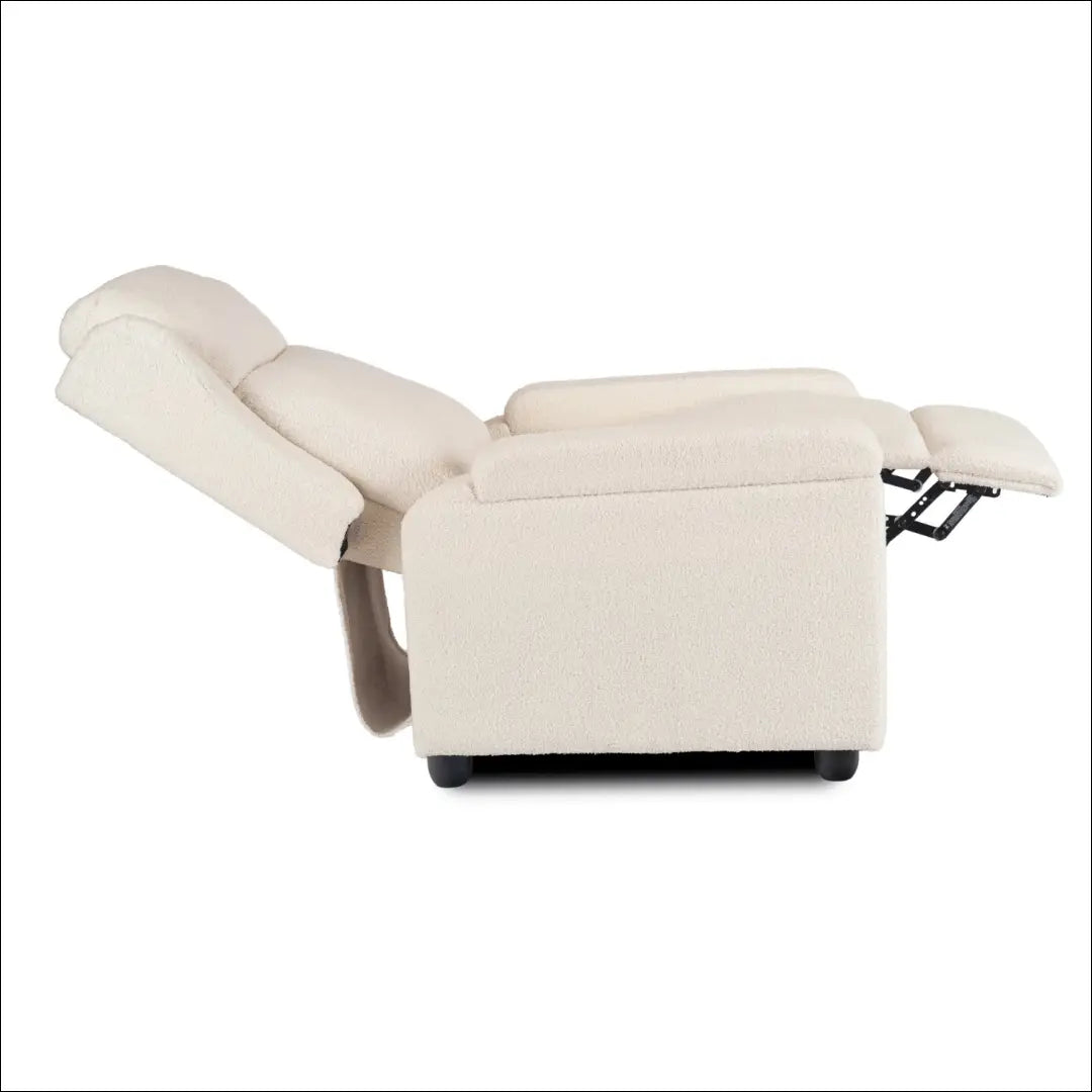 Kreminės spalvos „Boucle“ atlošiamas fotelis TE2601 - €207 Save 15% __label:Pristatymas 5-14 d.d., Newelite Naujausi