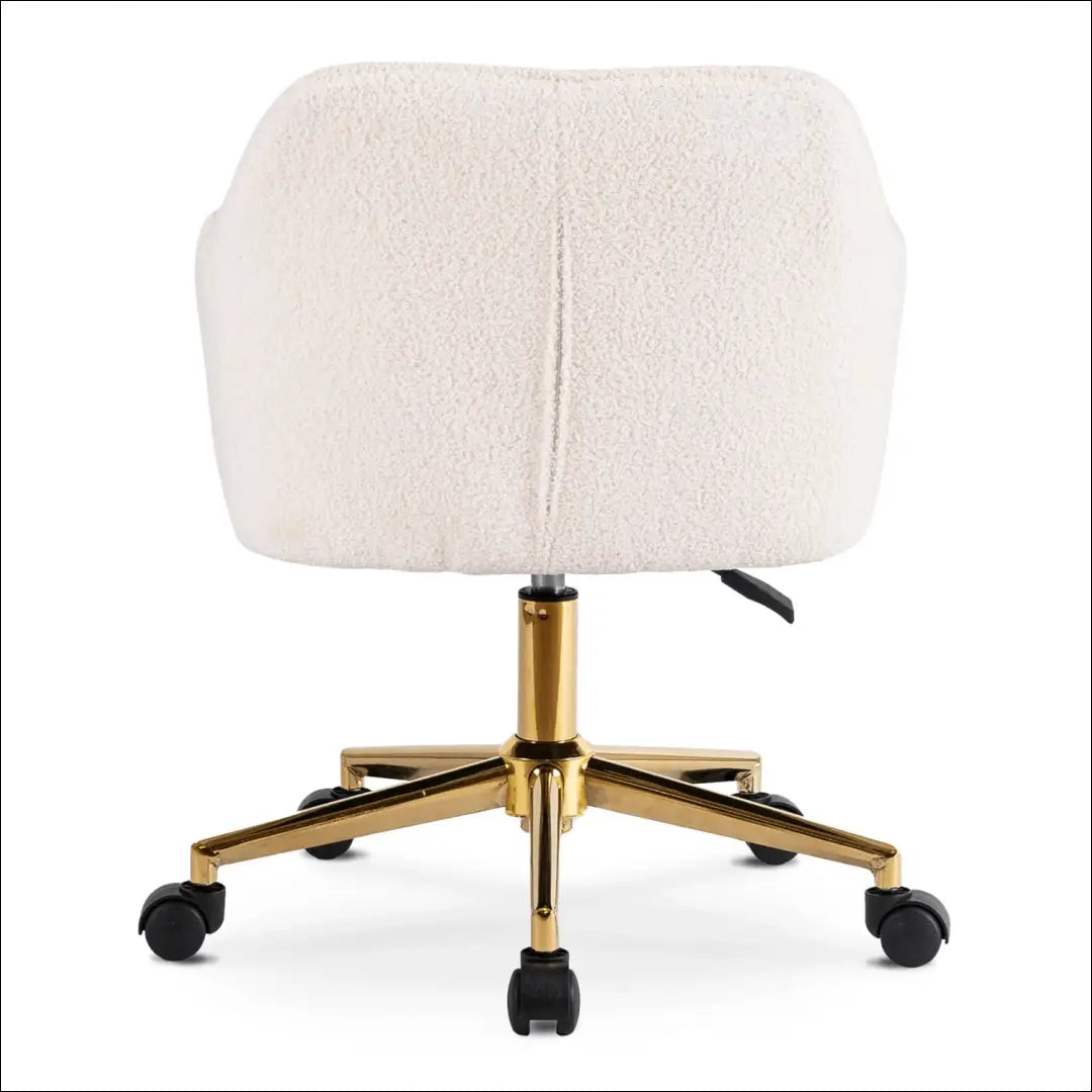 Kreminės spalvos „Boucle“ besisukanti kėdė TE2597 - €90 Save 15% __label:Pristatymas 5-14 d.d., Newelite Naujausi
