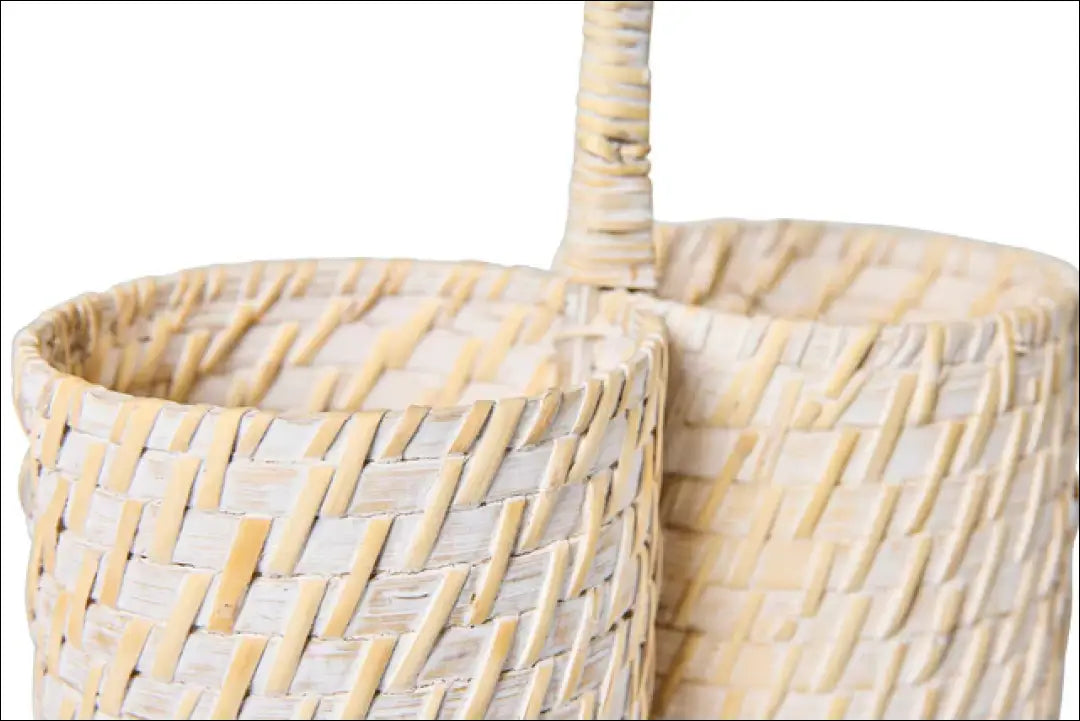 Krepšelis DI7246 - €12 Save 65% __label:Pristatymas 1-2 d.d., color-balta, color-smelio, dekoracijos, indai Balta