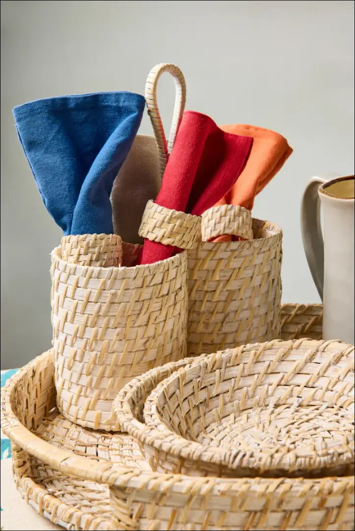 Krepšelis DI7246 - €12 Save 65% __label:Pristatymas 1-2 d.d., color-balta, color-smelio, dekoracijos, indai Balta