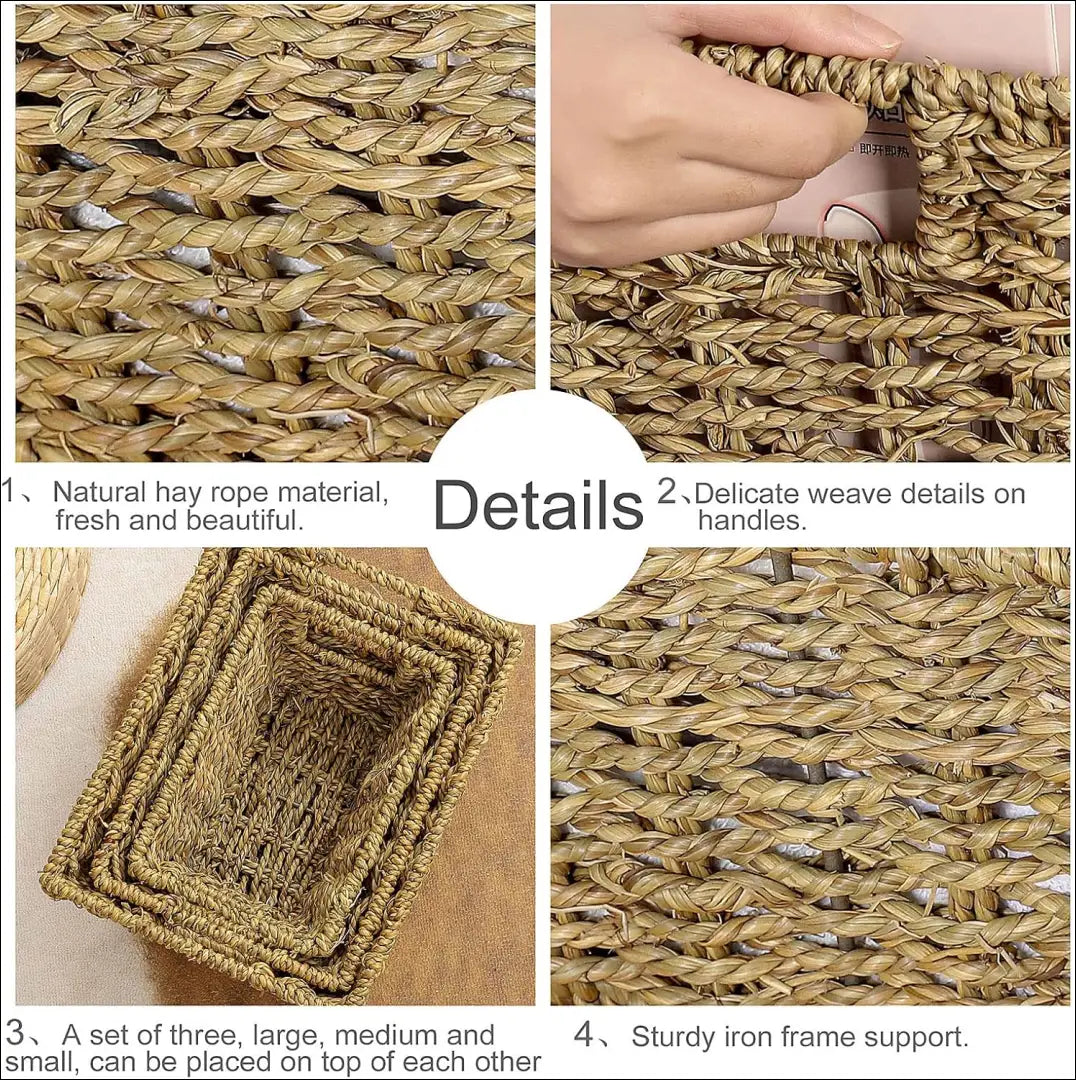 Krepšelis iš jūržolės DI8502 - €7 Save 55% __label:Pristatymas 1-2 d.d., color-ruda, dekoracijos, interjeras, kita Iki