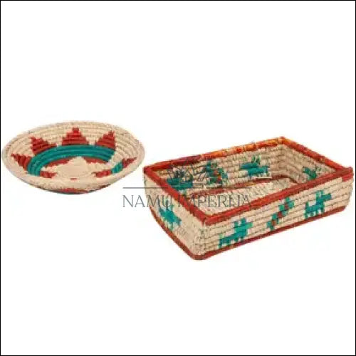 Krepšelių komplektas (2vnt) DI5772 - €15 Save 70% __label:Pristatymas 1-2 d.d., color-oranzine, color-smelio,