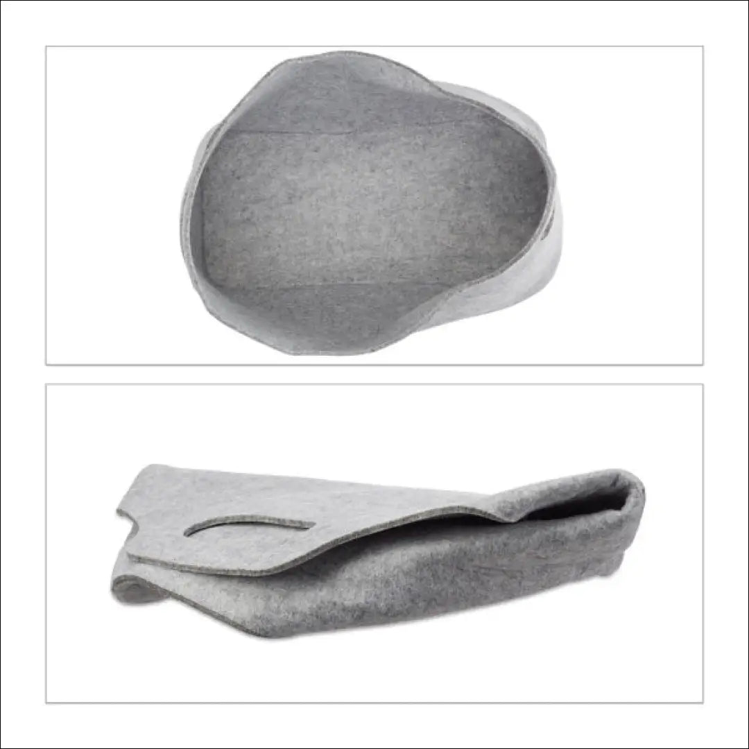 Krepšys iš veltinio DI9007 - €12 Save 50% __label:Pristatymas 1-2 d.d., color-pilka, dekoracijos, interjeras, kita Iki