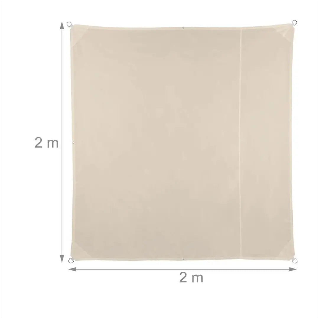 Kvadratinis pavėsinės audinys - 2 x m DA0158 - €25 Save 50% 25-50, __label:Pristatymas 1-2 d.d., lauko baldai,