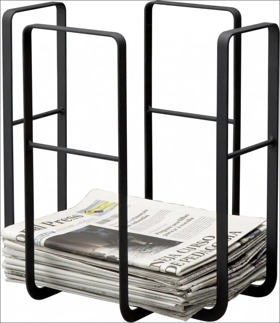 Laikraščių ir žurnalų laikiklis DI10725 - €36 Save 50% 25-50, __label:Pristatymas 1-2 d.d., color-juoda, dekoracijos,