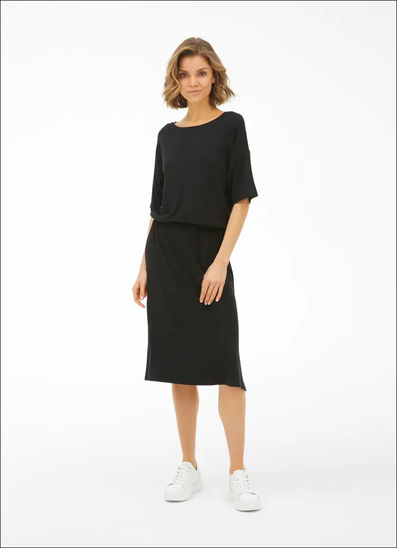 Laisvalaikio suknelė ’Juvia’ DI7696 - €56 Save 65% 50-100, __label:Pristatymas 1-2 d.d., color-juoda, drabuziai,