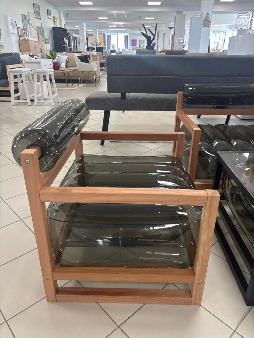 Lauko baldų komplektas (4 dalys) ’Mojow’ LI555 - €784 Save 60% __label:Pristatymas 1-2 d.d., color-juoda, color-ruda,