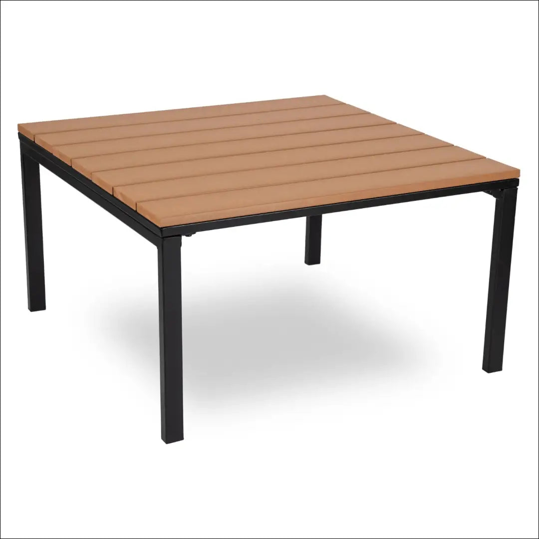 Lauko baldų komplektas iš kompozito juodos spalvos / tamsiai mėlynos TE586 - €536 Save 15% __label:Pristatymas 5-14