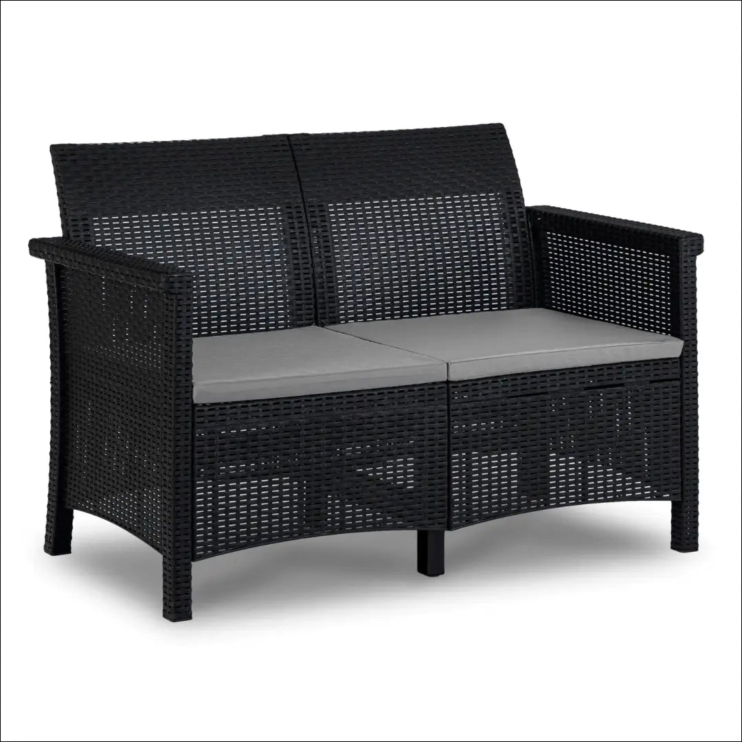 Lauko baldų komplektas juodos spalvos / pilkos TE1181 - €285 Save 15% __label:Pristatymas 5-14 d.d., elite, Meble