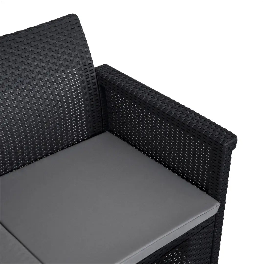 Lauko baldų komplektas juodos spalvos / pilkos TE1181 - €285 Save 15% __label:Pristatymas 5-14 d.d., elite, Meble