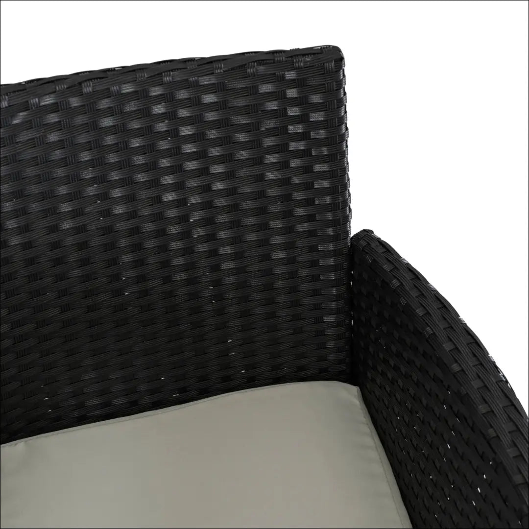 Lauko baldų komplektas juodos spalvos / smėlio TE548 - €820 Save 15% __label:Pristatymas 5-14 d.d., elite, over-200,