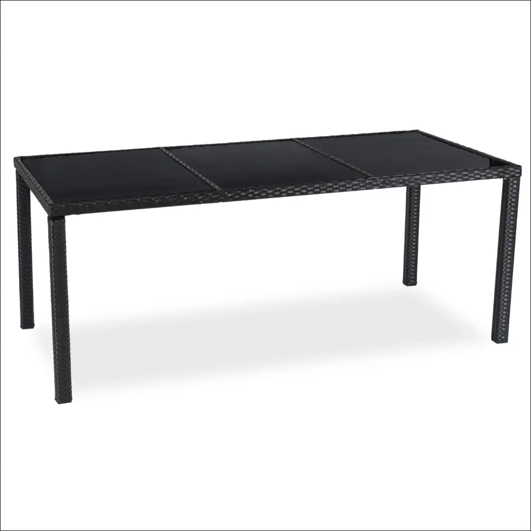 Lauko baldų komplektas juodos spalvos / smėlio TE548 - €820 Save 15% __label:Pristatymas 5-14 d.d., elite, over-200,