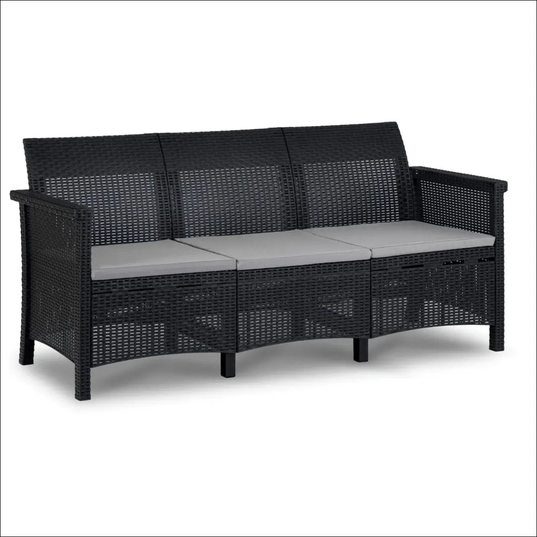 Lauko baldų komplektas juodos spalvos TE1183 - €333 Save 15% __label:Pristatymas 5-14 d.d., elite, Meble ogrodowe,