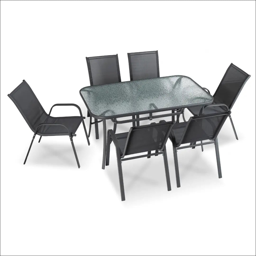 Lauko baldų komplektas juodos spalvos TE1225 - €229 Save 15% __label:Pristatymas 5-14 d.d., elite, over-200, uzsakomi
