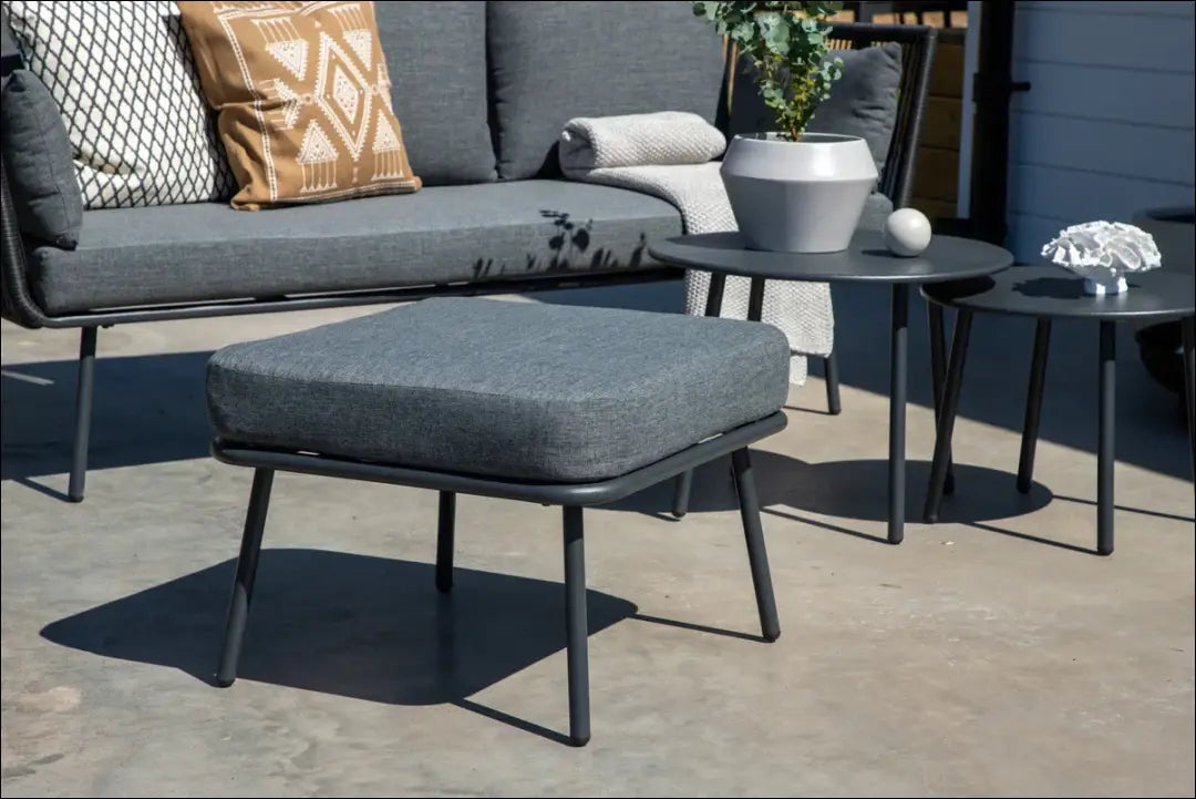 Lauko baldų komplektas LI559 - €346 Save 65% __label:Pristatymas 1-2 d.d., color-juoda, color-pilka, lauko baldai,