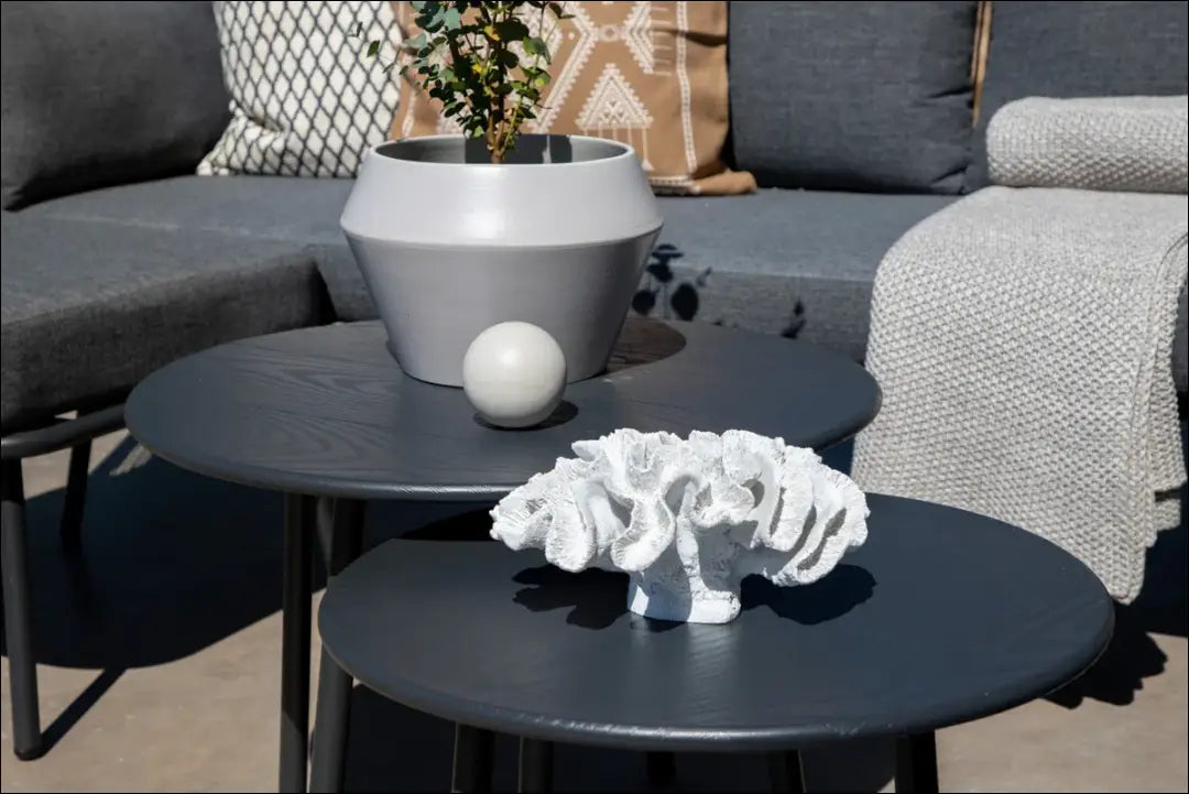 Lauko baldų komplektas LI559 - €346 Save 65% __label:Pristatymas 1-2 d.d., color-juoda, color-pilka, lauko baldai,