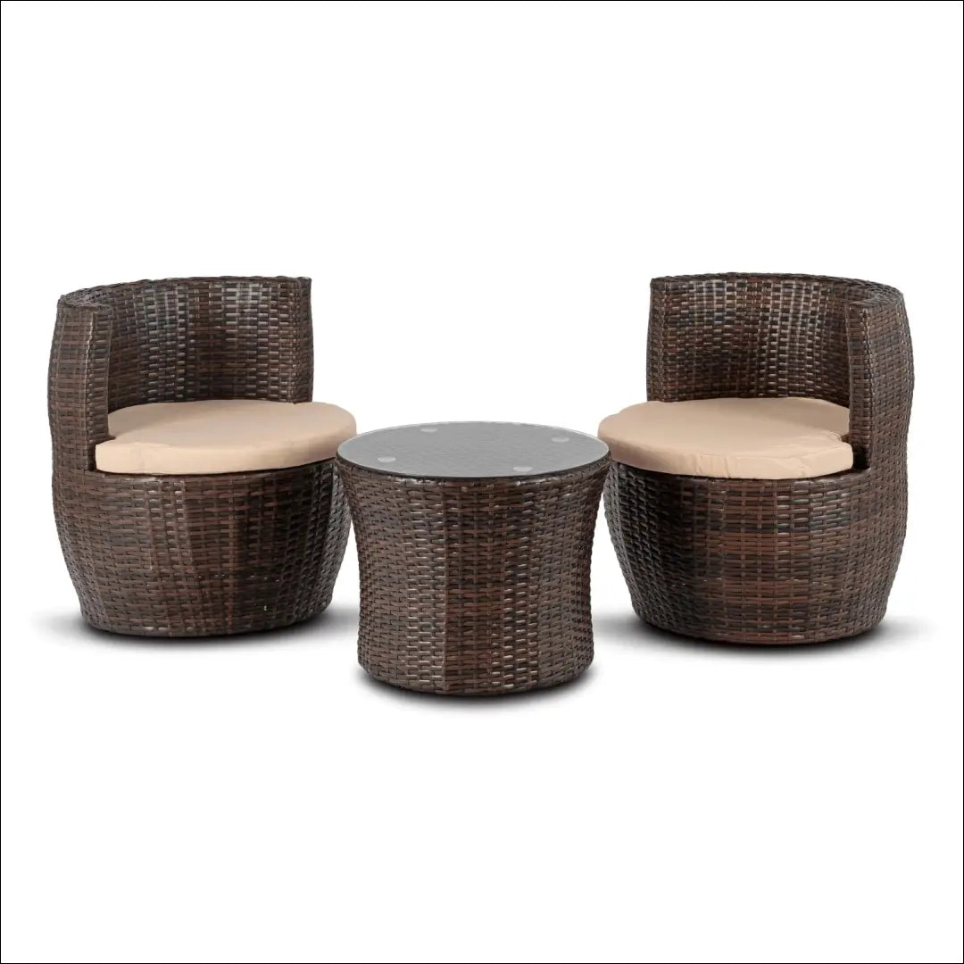 Lauko baldų komplektas smėlio spalvos / rudos TE1206 - €260 Save 15% __label:Pristatymas 5-14 d.d., elite, Meble