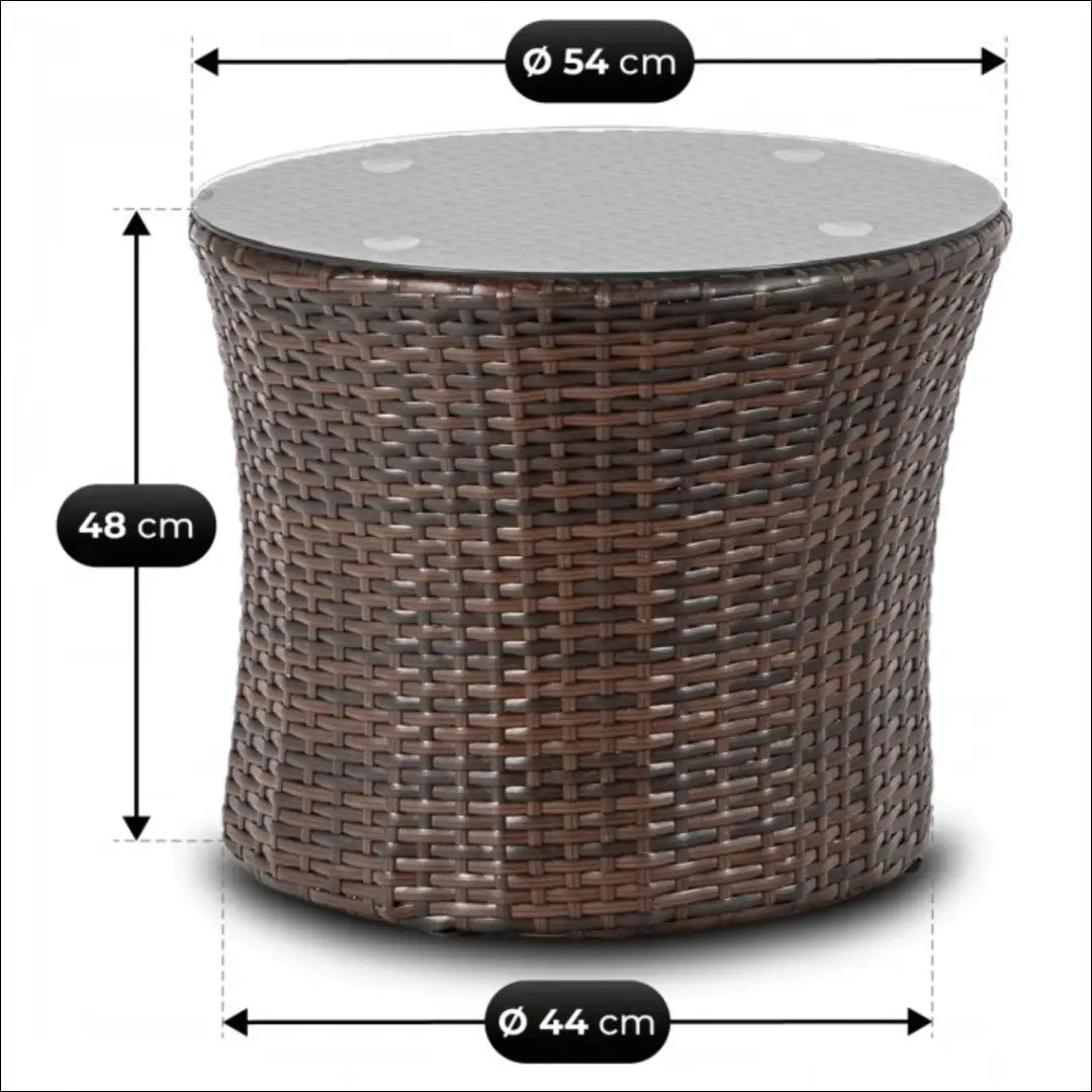 Lauko baldų komplektas smėlio spalvos / rudos TE1206 - €260 Save 15% __label:Pristatymas 5-14 d.d., elite, Meble