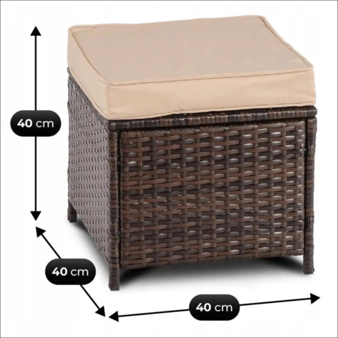 Lauko baldų komplektas smėlio spalvos / rudos TE1210 - €612 Save 15% __label:Pristatymas 5-14 d.d., elite, over-200,