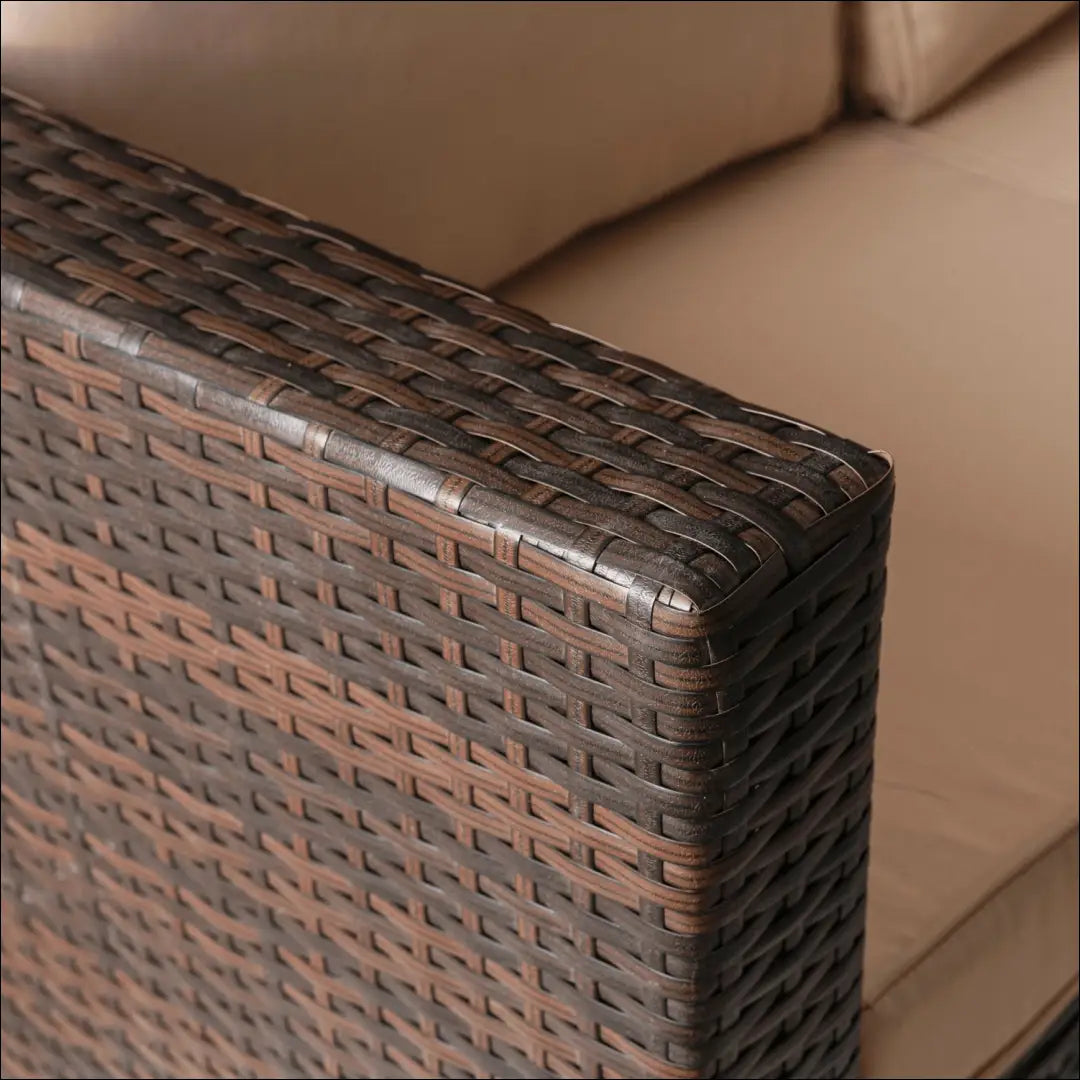 Lauko baldų komplektas smėlio spalvos / rudos TE1212 - €469 Save 15% __label:Pristatymas 5-14 d.d., elite, Meble