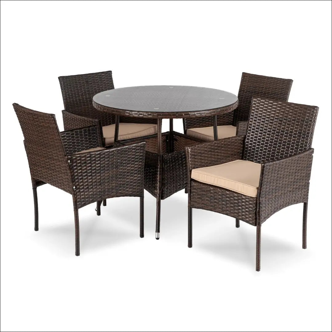 Lauko baldų komplektas smėlio spalvos / rudos TE1235 - €416 Save 15% __label:Pristatymas 5-14 d.d., elite, over-200,