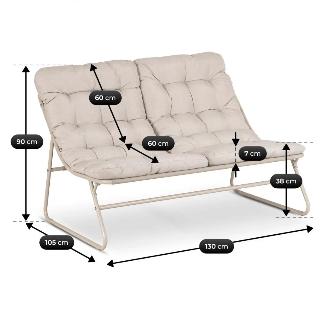 Lauko baldų komplektas smėlio spalvos TE1223 - €276 Save 15% __label:Pristatymas 5-14 d.d., elite, over-200, uzsakomi