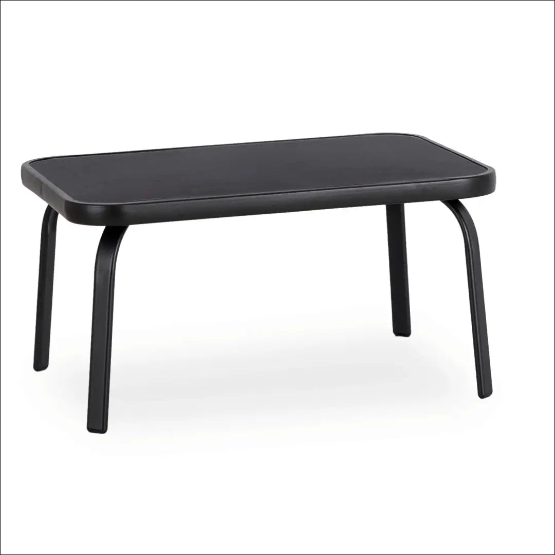 Lauko baldų komplektas su tinklelio atlošu juodos spalvos TE545 - €124 Save 15% 100-200, __label:Pristatymas 5-14 d.d.,