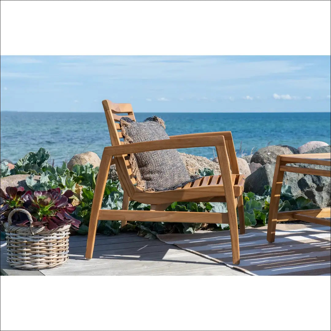 Lauko baldų komplektas tikmedis natūralaus medžio drožlės su pagalvėlėmis RD1050 - €1,462 Save 15% __label:Pristatymas