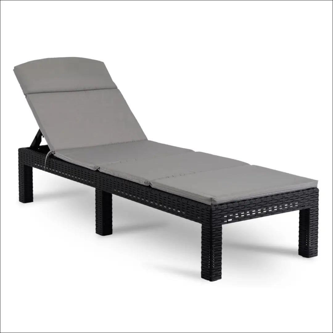 Lauko fotelis iš ratano juodos spalvos TE452 - €128 Save 15% 100-200, __label:Pristatymas 5-14 d.d., elite, Meble