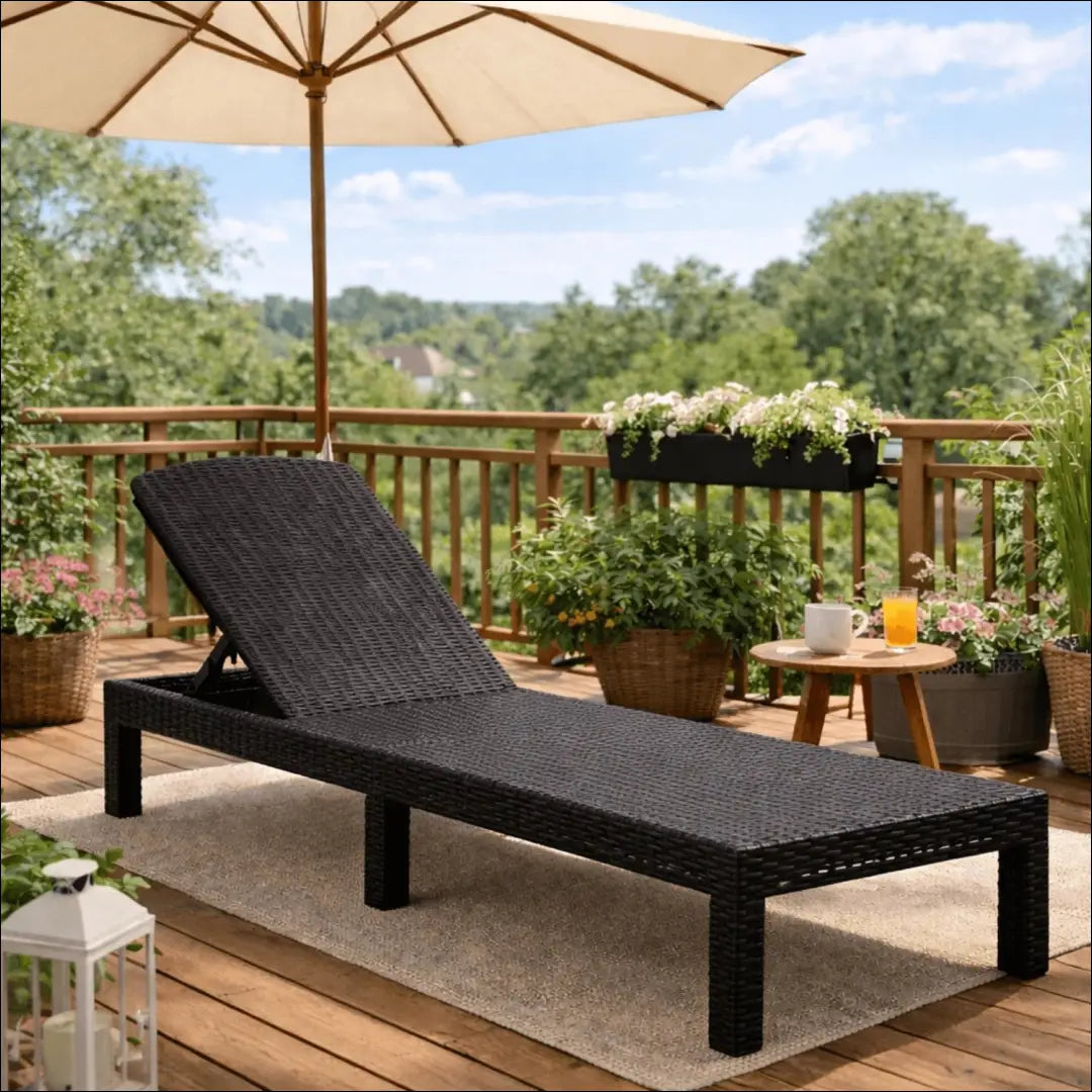 Lauko fotelis iš ratano juodos spalvos TE535 - €92 Save 15% 50-100, __label:Pristatymas 5-14 d.d., elite, Meble