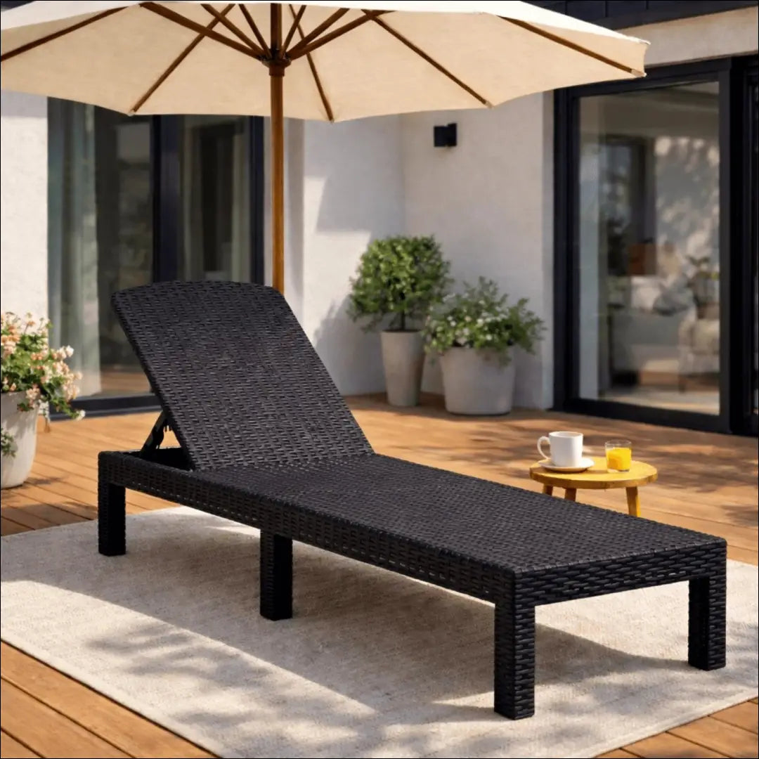 Lauko fotelis iš ratano juodos spalvos TE535 - €92 Save 15% 50-100, __label:Pristatymas 5-14 d.d., elite, Meble