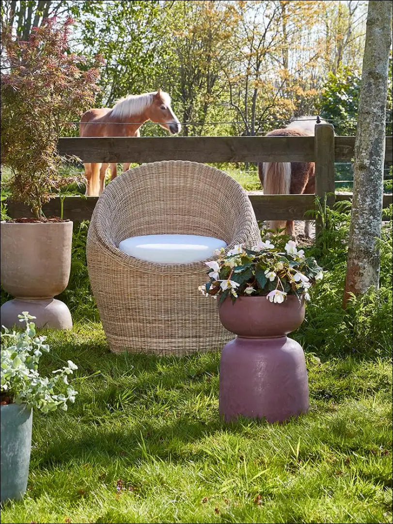 Lauko fotelis LI390 - €135 Save 70% 100-200, __label:Pristatymas 1-2 d.d., color-kremas, color-ruda, lauko baldai €100