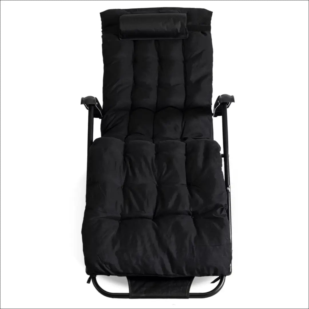 Lauko fotelis su audiniu juodos spalvos TE537 - €67 Save 15% 50-100, __label:Pristatymas 5-14 d.d., elite, Meble