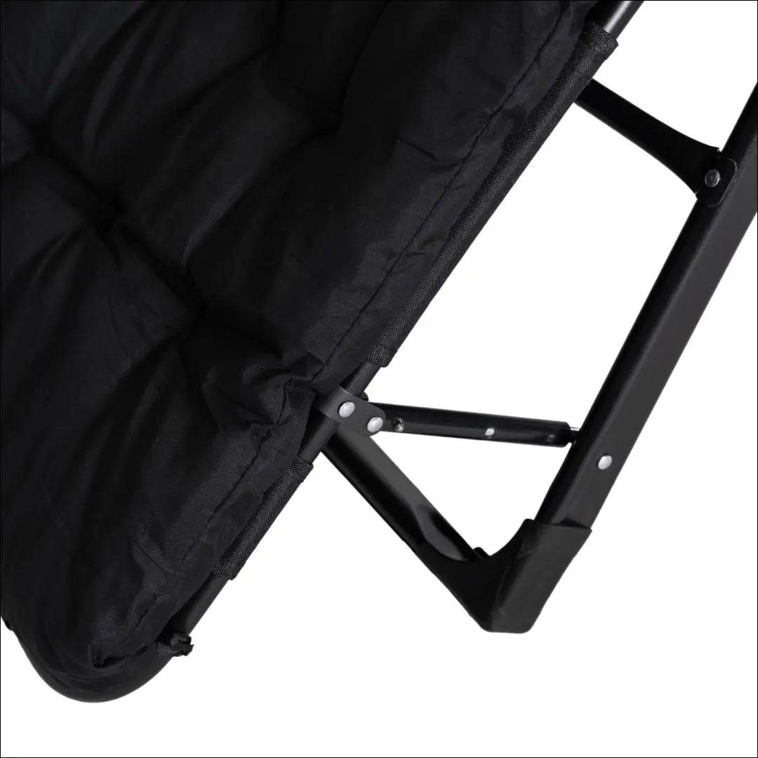 Lauko fotelis su audiniu juodos spalvos TE537 - €67 Save 15% 50-100, __label:Pristatymas 5-14 d.d., elite, Meble