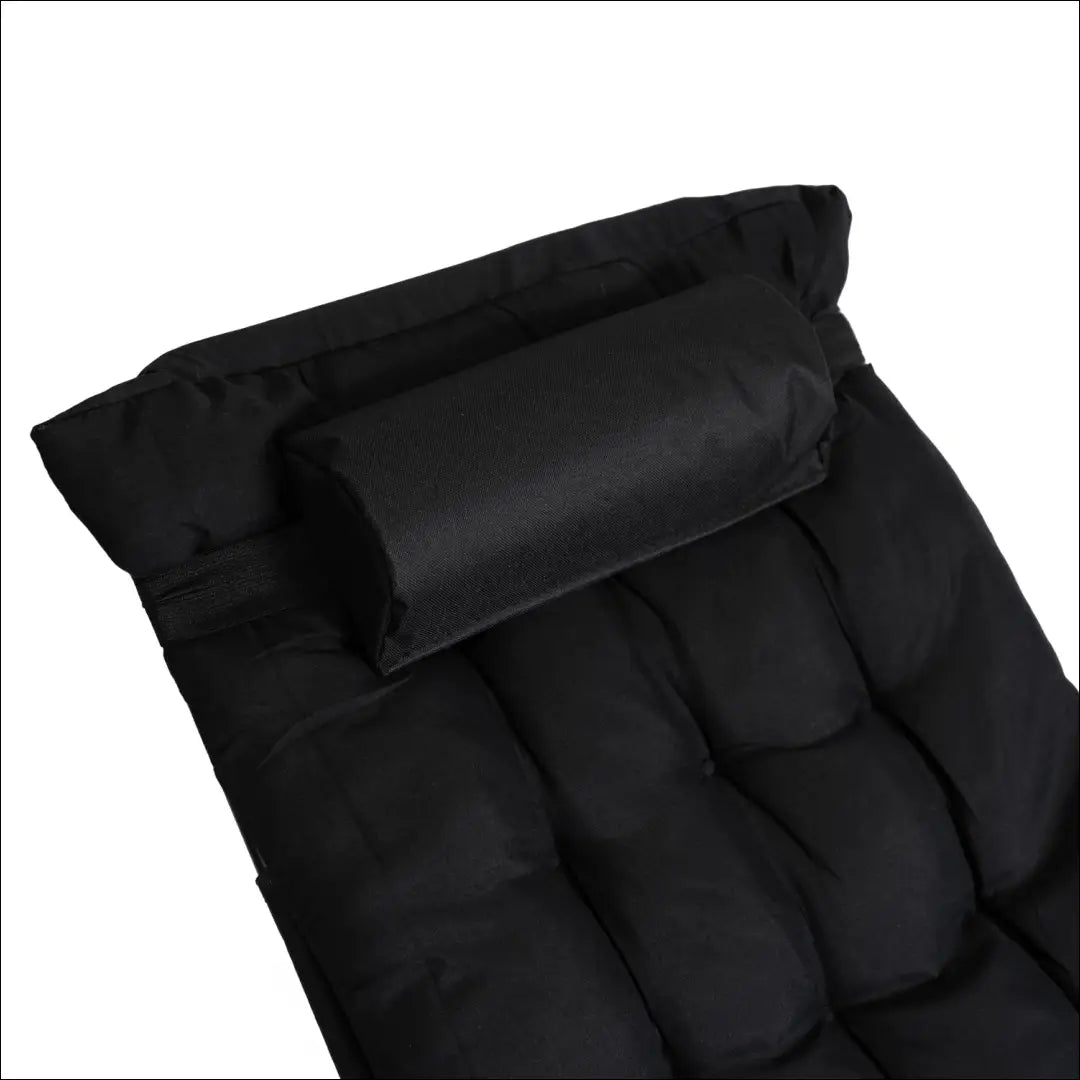 Lauko fotelis su audiniu juodos spalvos TE537 - €67 Save 15% 50-100, __label:Pristatymas 5-14 d.d., elite, Meble