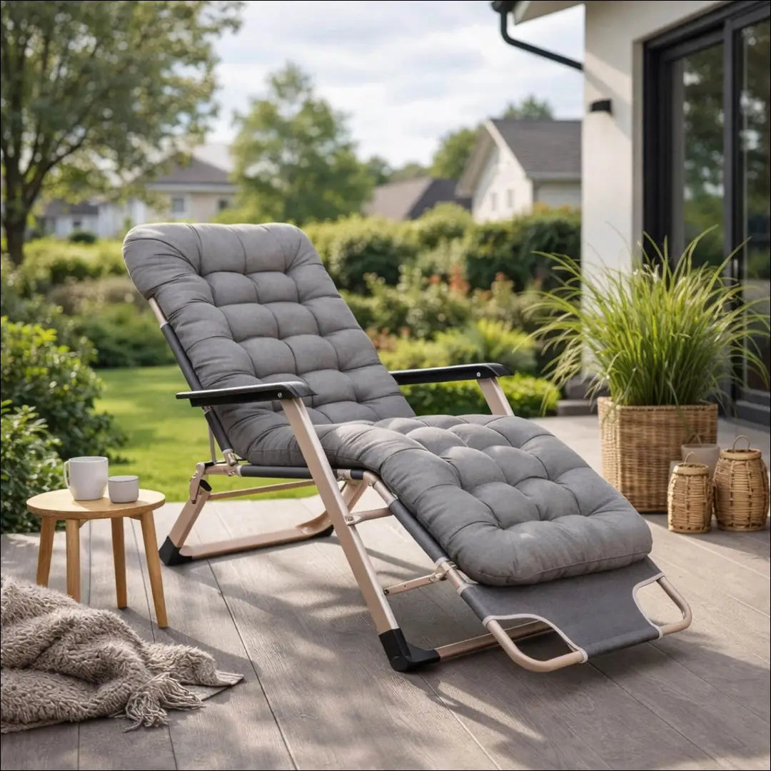 Lauko fotelis su audiniu pilkos spalvos TE478 - €67 Save 15% 50-100, __label:Pristatymas 5-14 d.d., elite, Meble