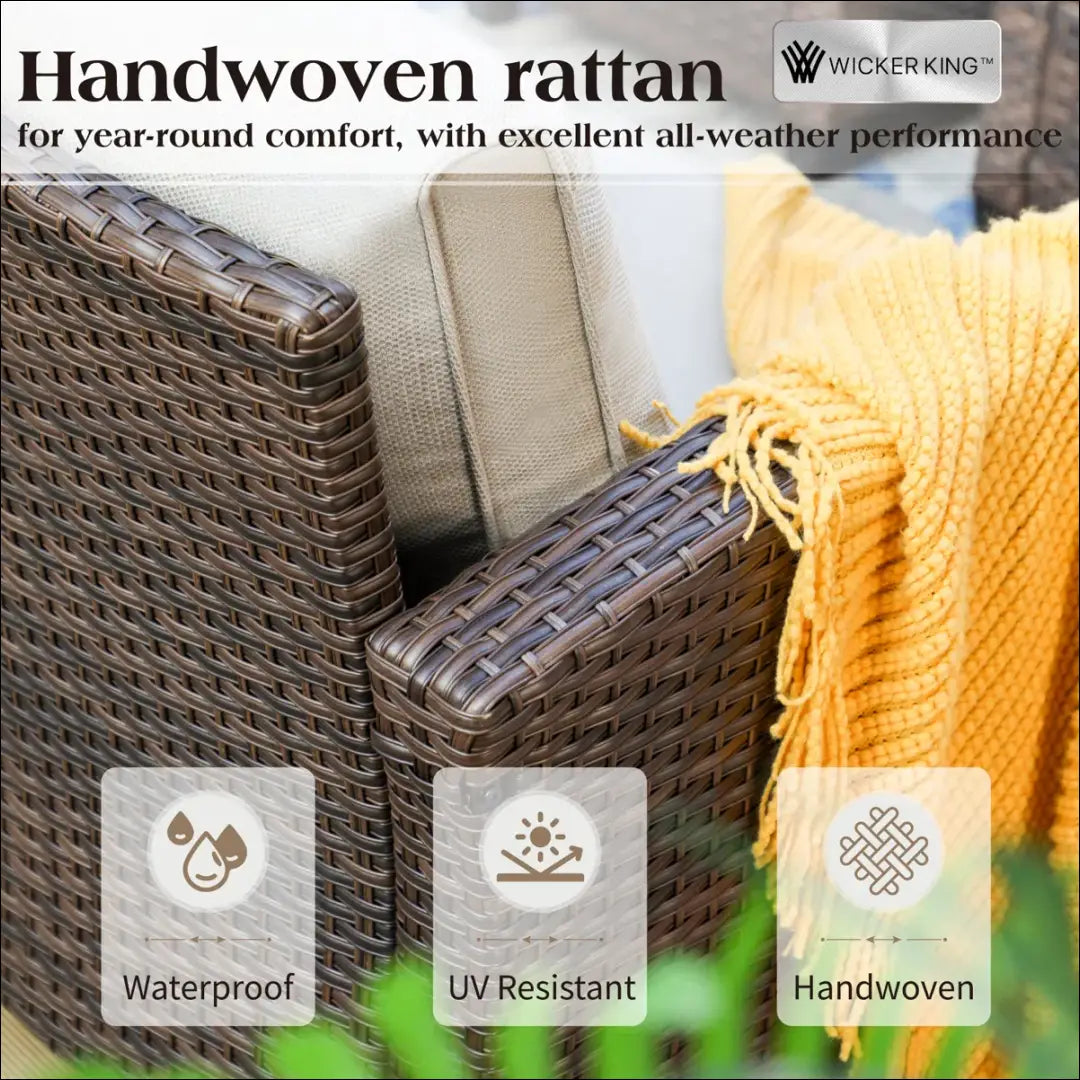 Lauko fotelių komplektas (2vnt) LI843 - €195 Save 50% 100-200, __label:Pristatymas 1-2 d.d., color-ruda, color-smelio,