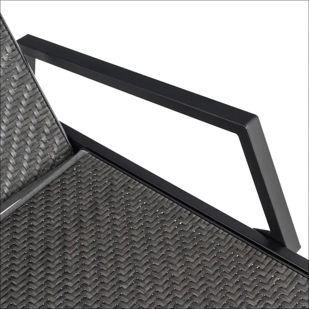 Lauko gultas iš ratano juodos spalvos TE1243 - €77 Save 15% 50-100, __label:Pristatymas 5-14 d.d., elite, Meble