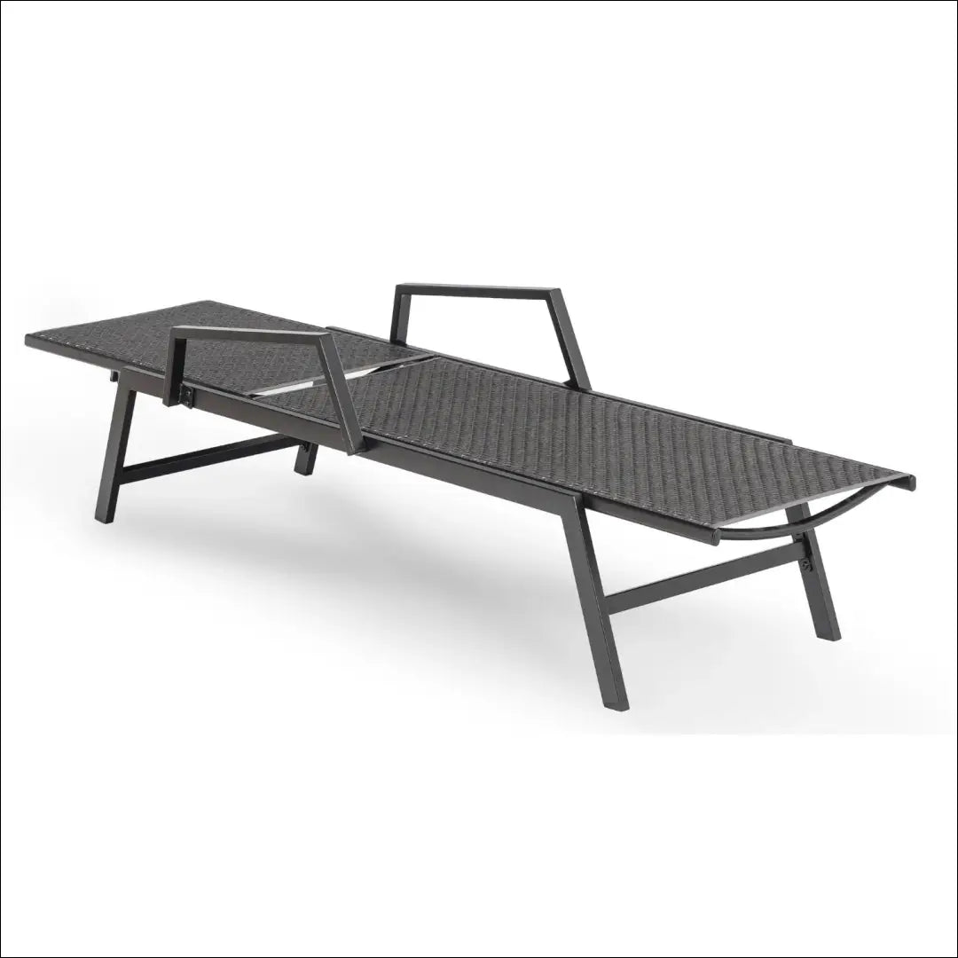Lauko gultas iš ratano juodos spalvos TE1243 - €77 Save 15% 50-100, __label:Pristatymas 5-14 d.d., elite, Meble