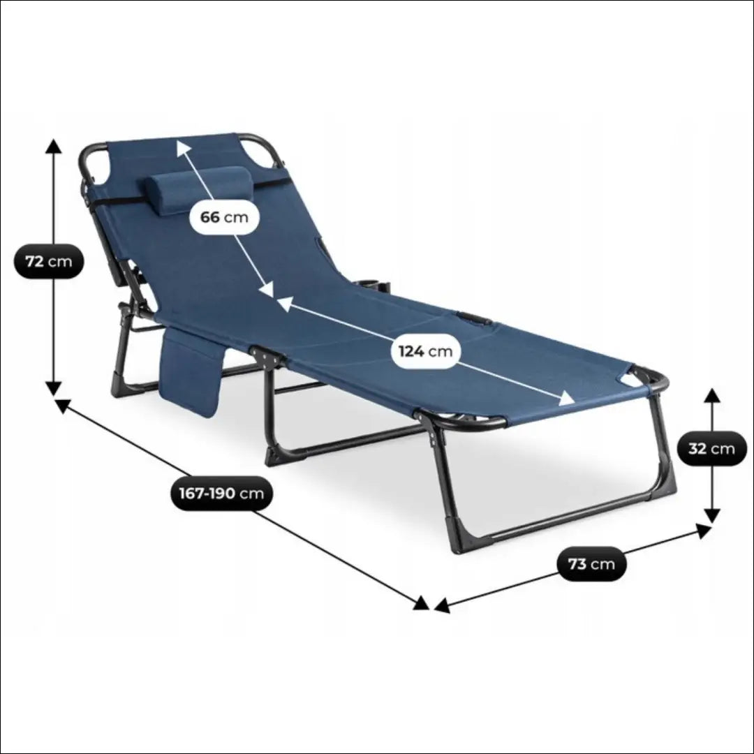 Lauko gultas su audiniu tamsiai mėlynos spalvos TE1088 - €77 Save 15% 50-100, __label:Pristatymas 5-14 d.d., elite,