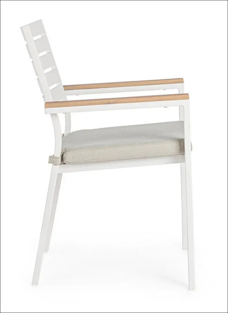 Lauko kėdė LI575 - €80 Save 65% 50-100, color-balta, lauko baldai, lauko-kedes, material-metalas Balta / Metalas €50