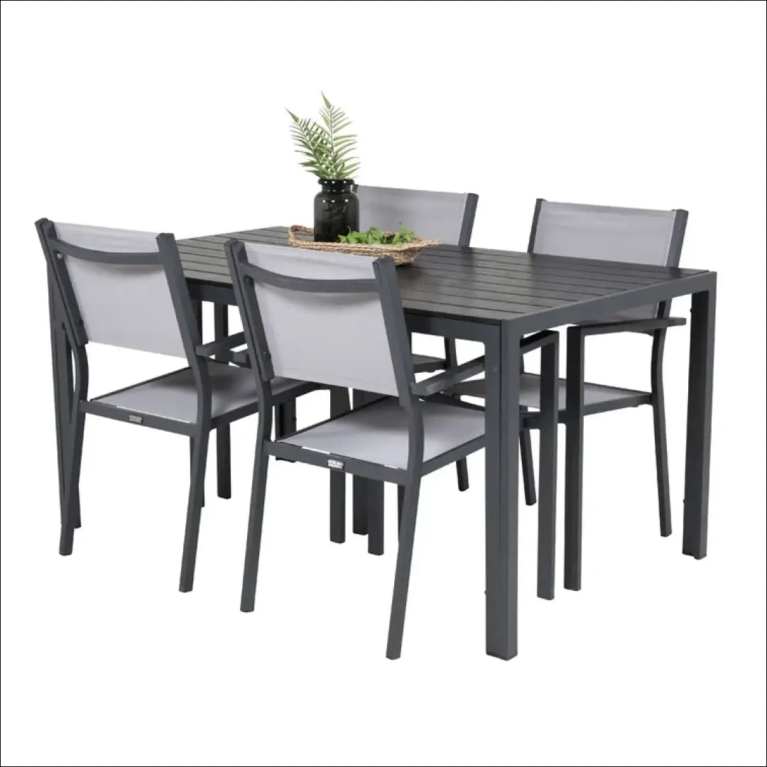 Lauko kėdė LI593 - €55 Save 50% 50-100, color-pilka, lauko baldai, lauko-kedes, material-metalas Pilka / Metalas €50